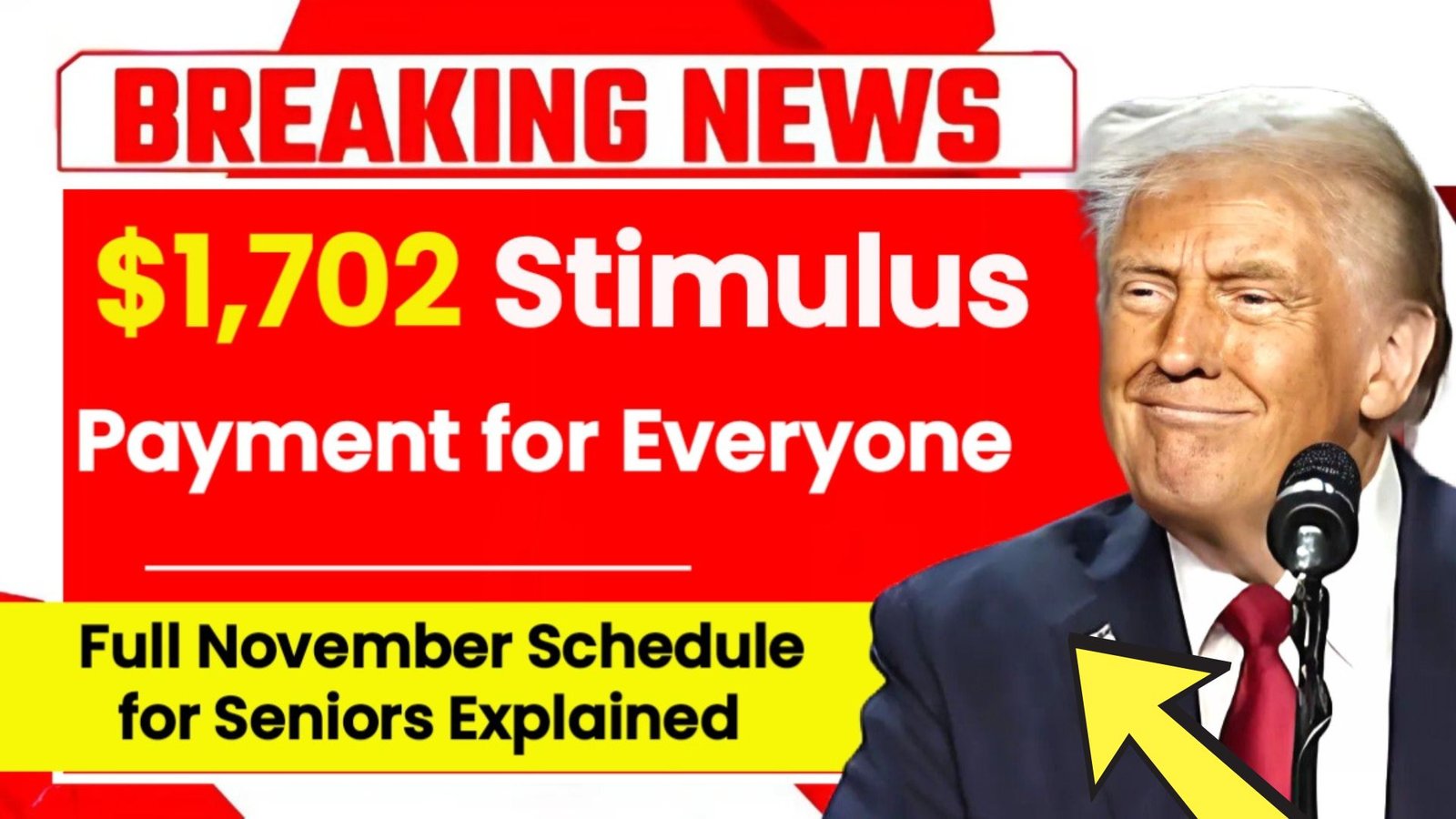 $1,702 Stimulus Payment for Everyone: Full November 2025 Schedule for Seniors Explained