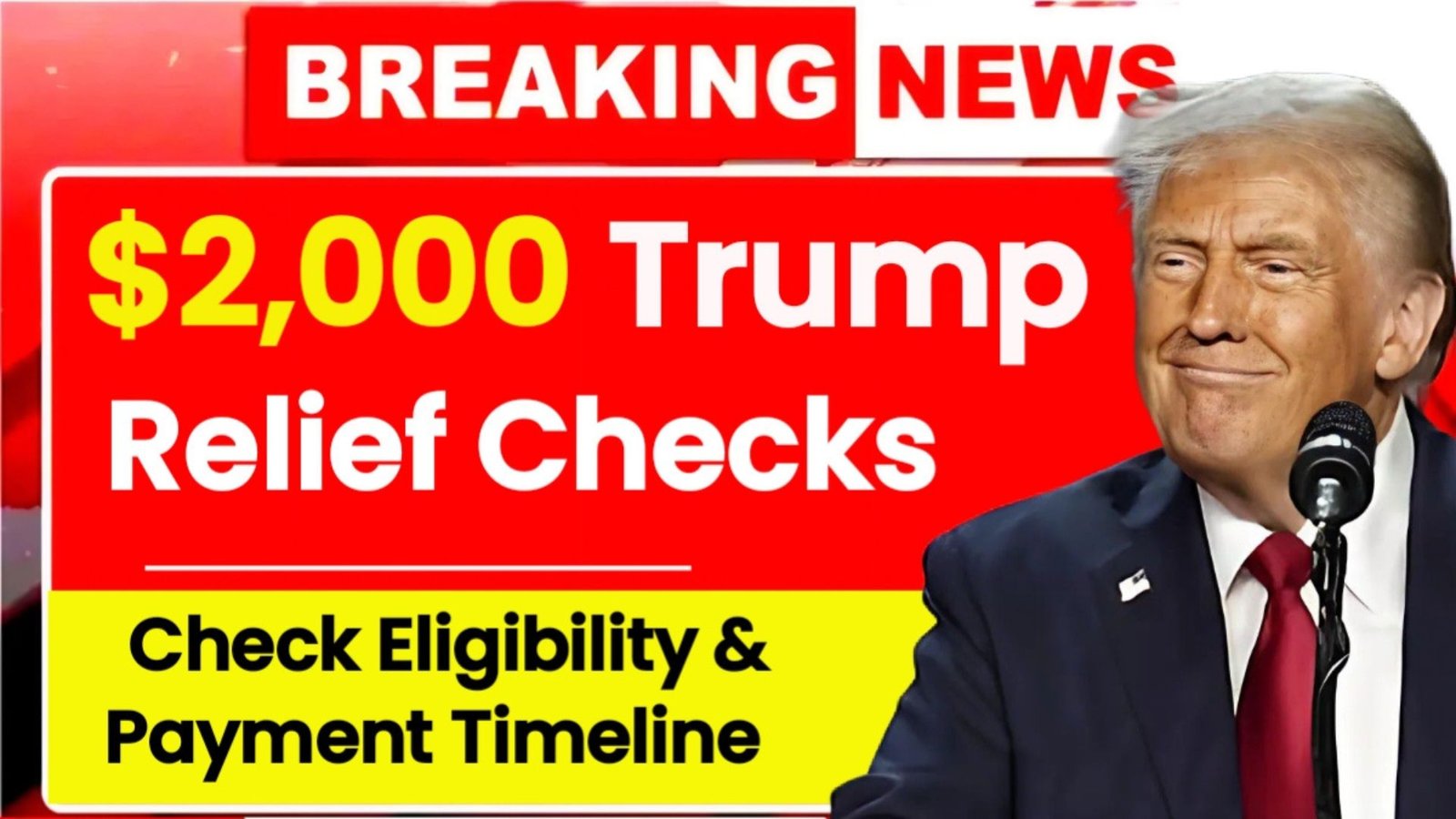 $2,000 Trump Relief Checks in 2026: Eligibility, Payment Schedule, and Official Updates