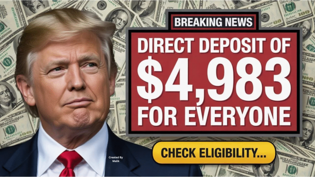 $4,983 Direct Deposit in November 2025: Eligibility Rules & Claim Process